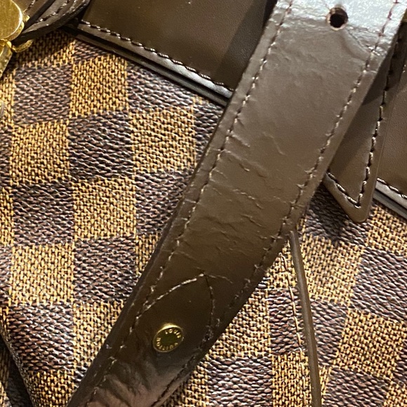 Louis Vuitton Sistina Damier Satchel Purse - Picture 6 of 9